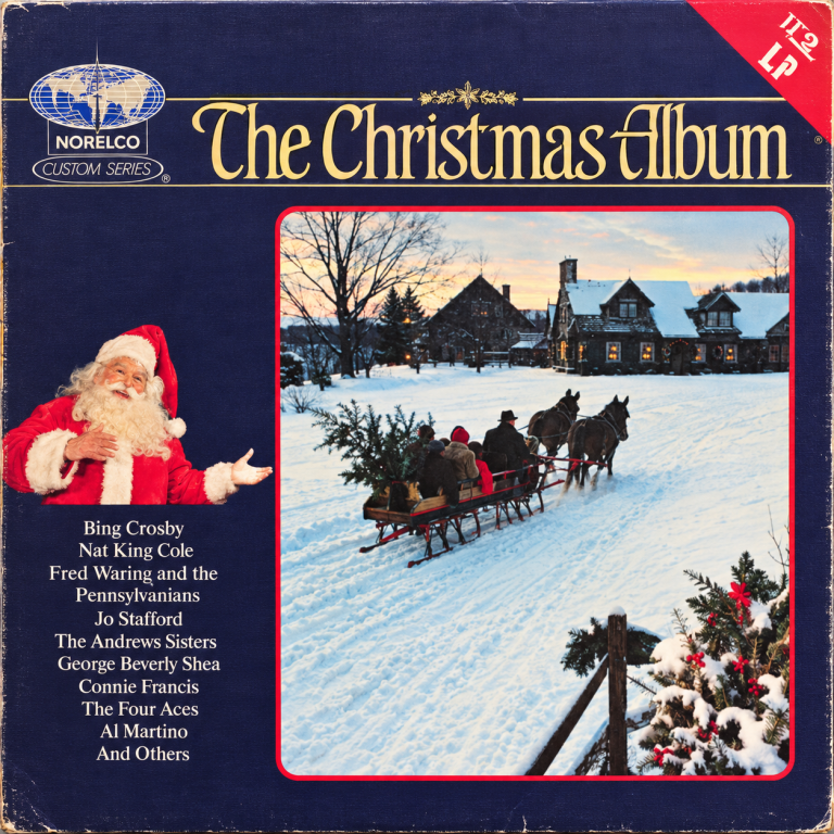 Portada de disco navideño