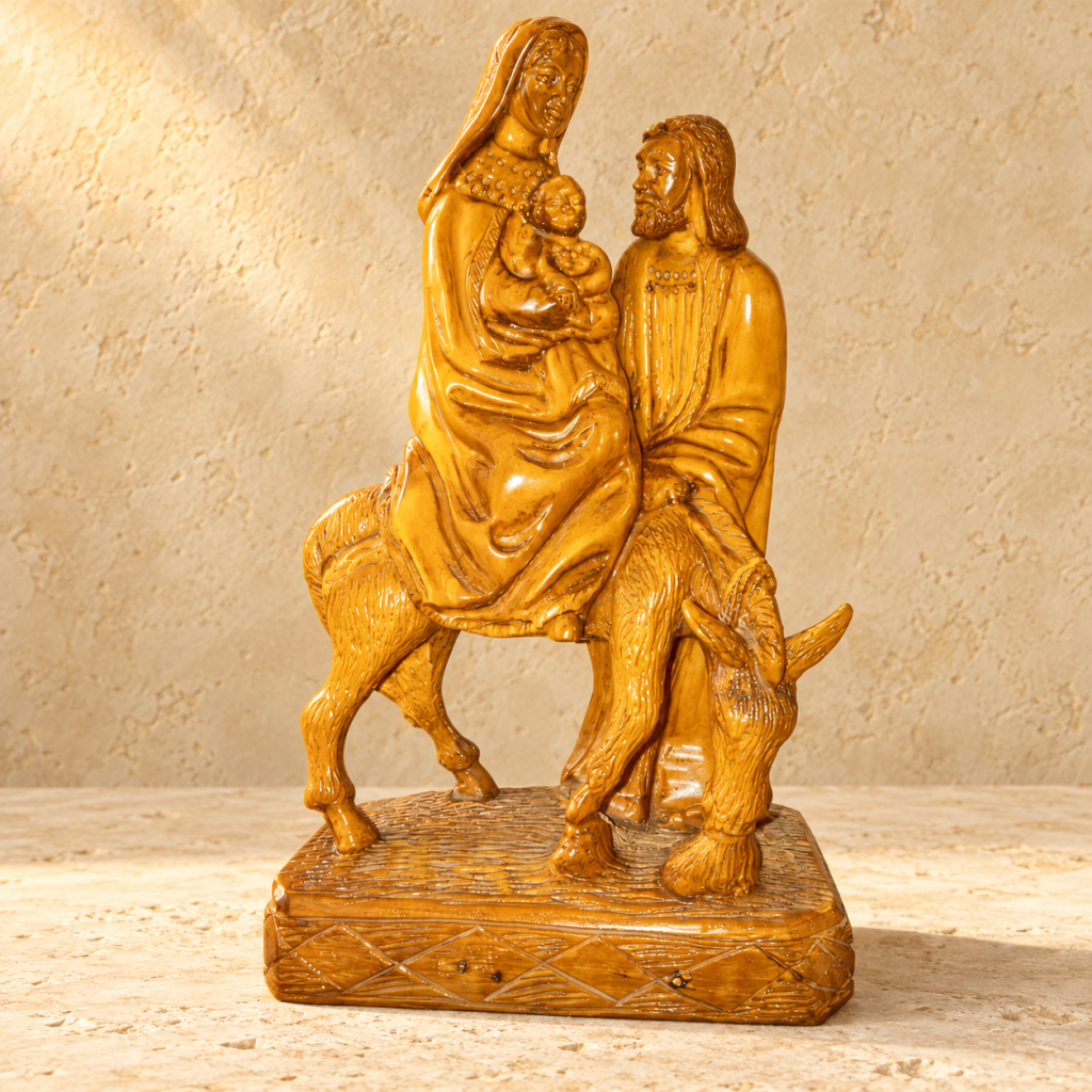 El Nacimiento en la Madera · Tierra Santa