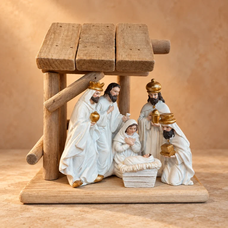 Pureza en el Pesebre de Madera