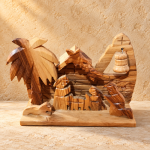 El Nacimiento en la Madera · Tierra Santa