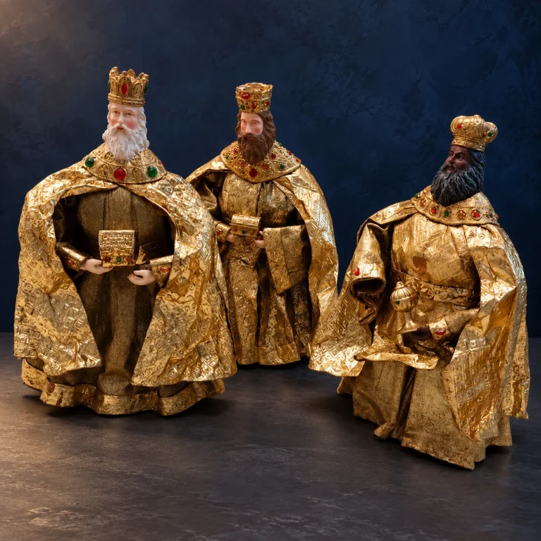 Los Tres Reyes Magos en Oro