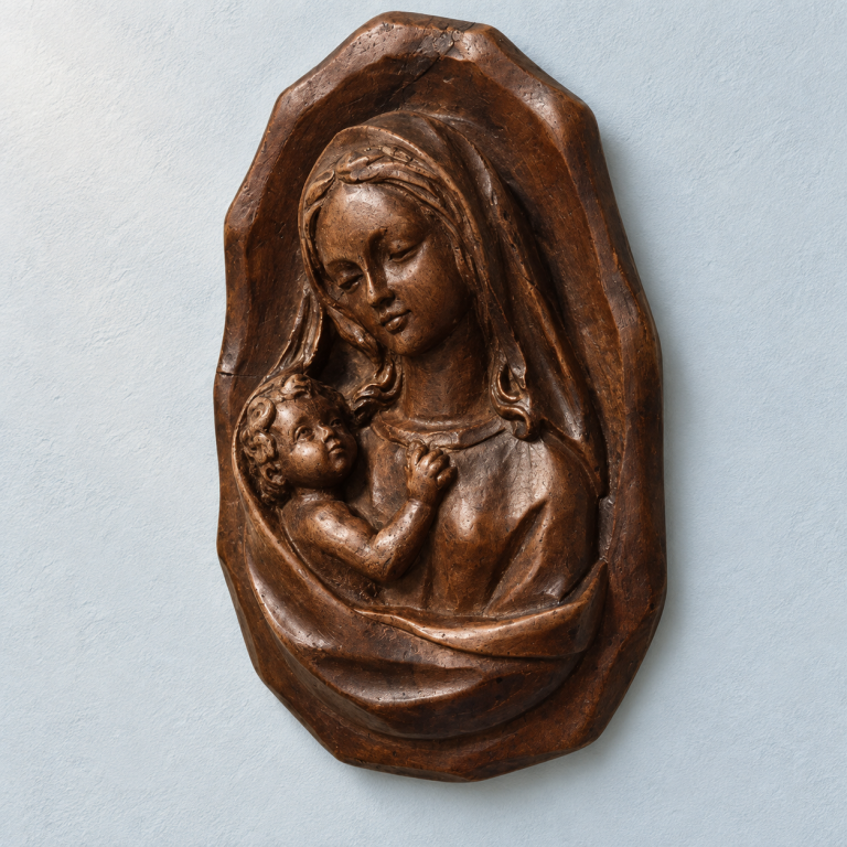 Virgen de la Ternura en Altorrelieve